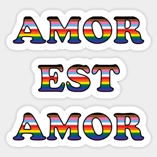 Amor est amor Sticker